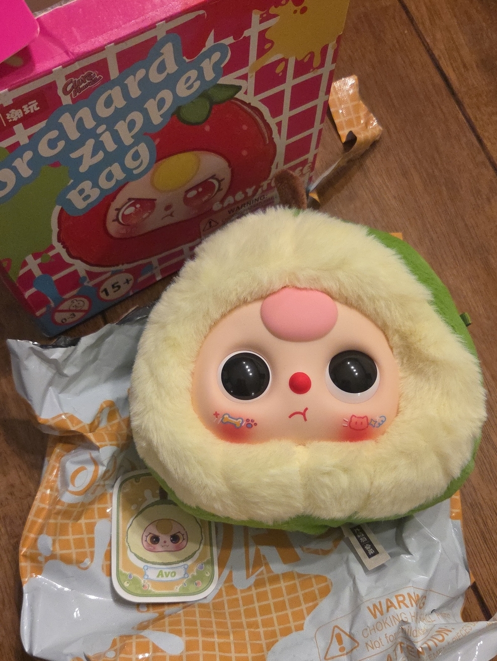 Baby Three Orchard Zipper Bag - Avo